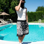 Black Bandana Shorts