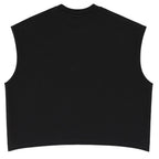 Black Boxy Fit Tank Top