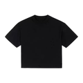 Black Cut Boxy Fit T-shirt