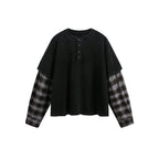 Black Checkers Long Sleeve