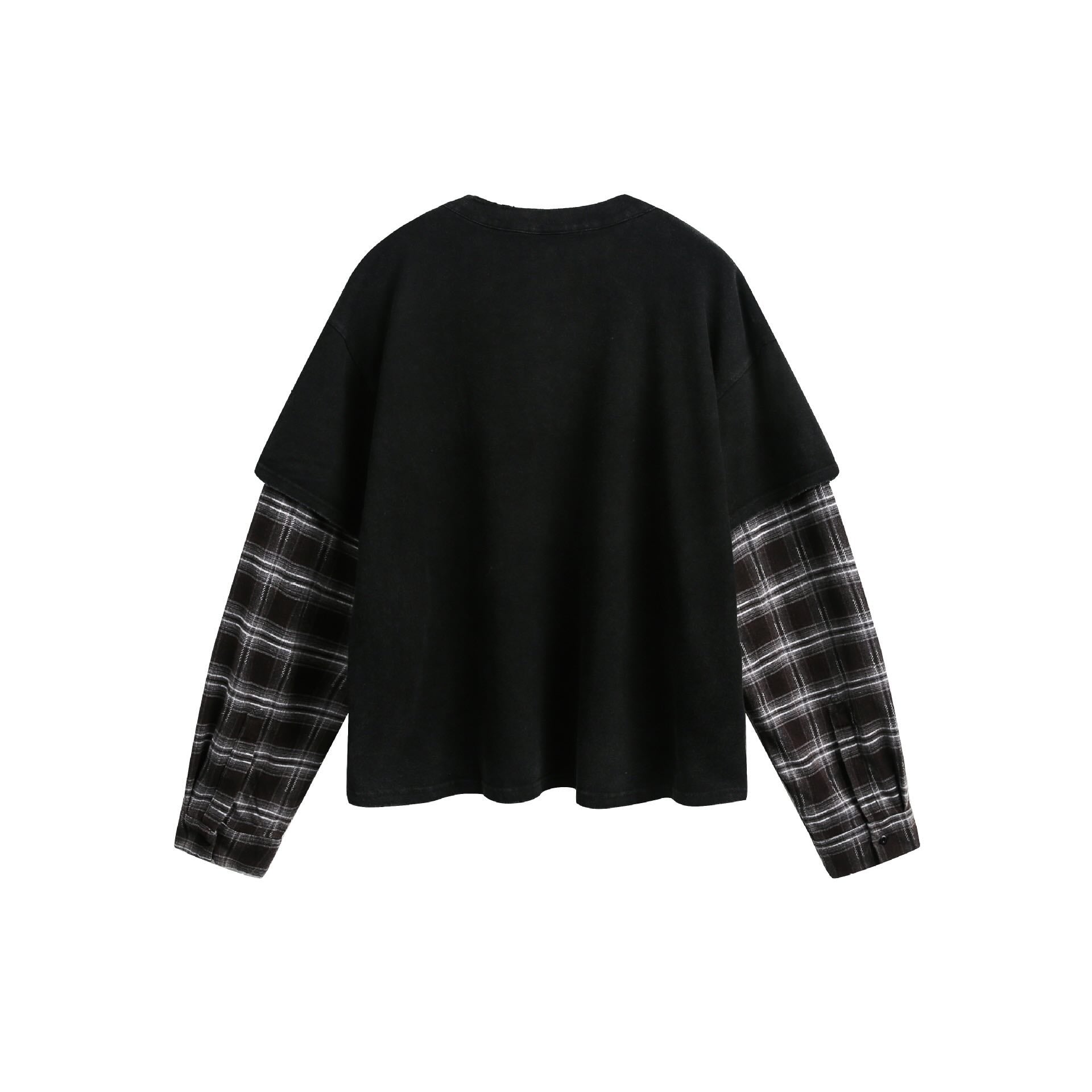Black Checkers Long Sleeve