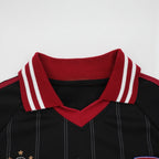 Black Soccer Player Jersey