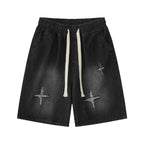 Black Infinity Shorts Jeans