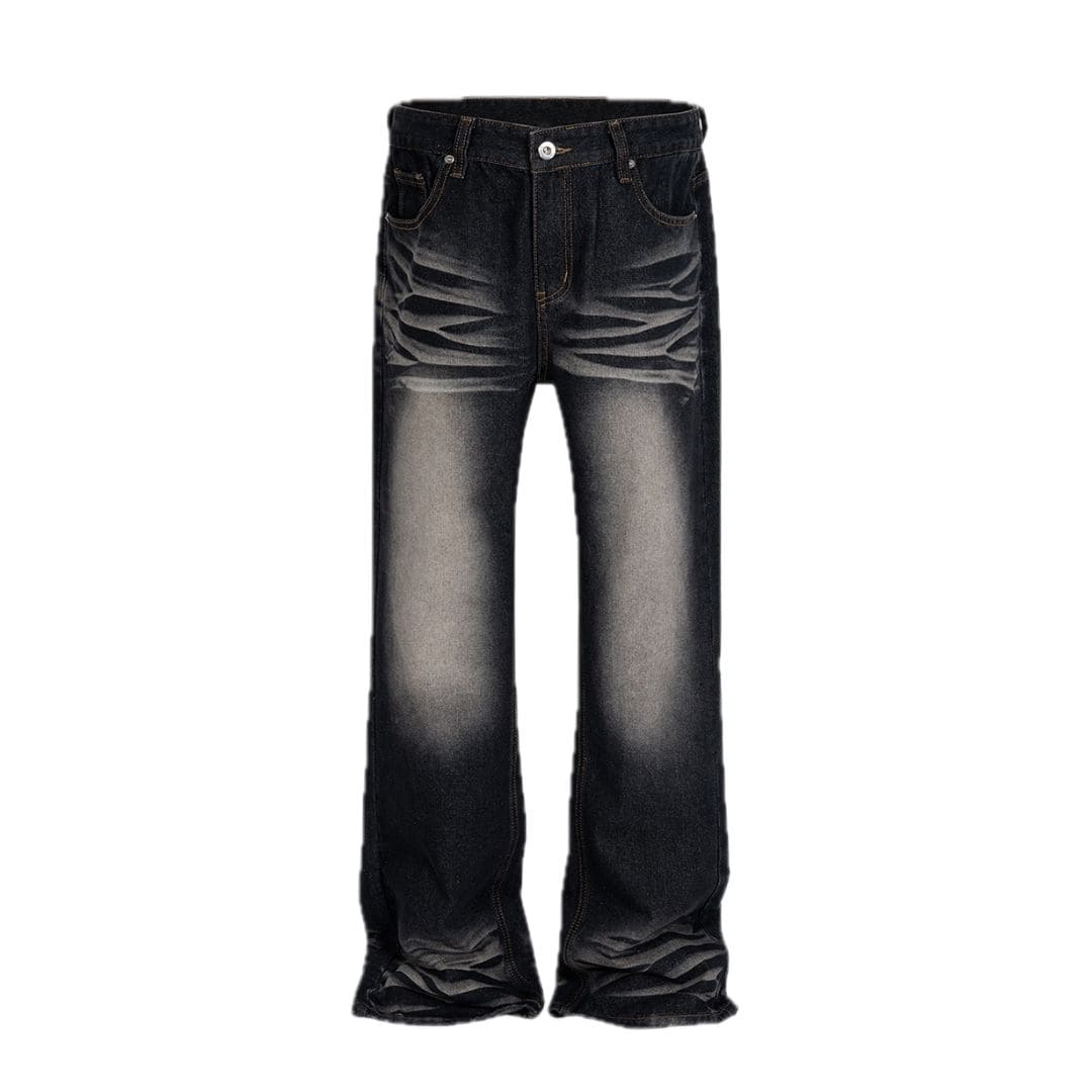 Black Line Flare Jeans