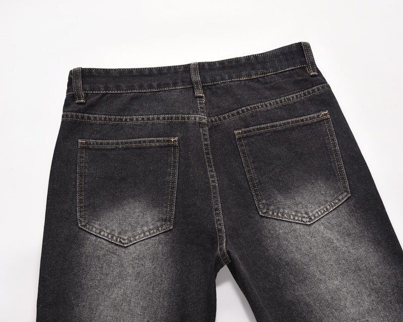 Black Line Flare Jeans