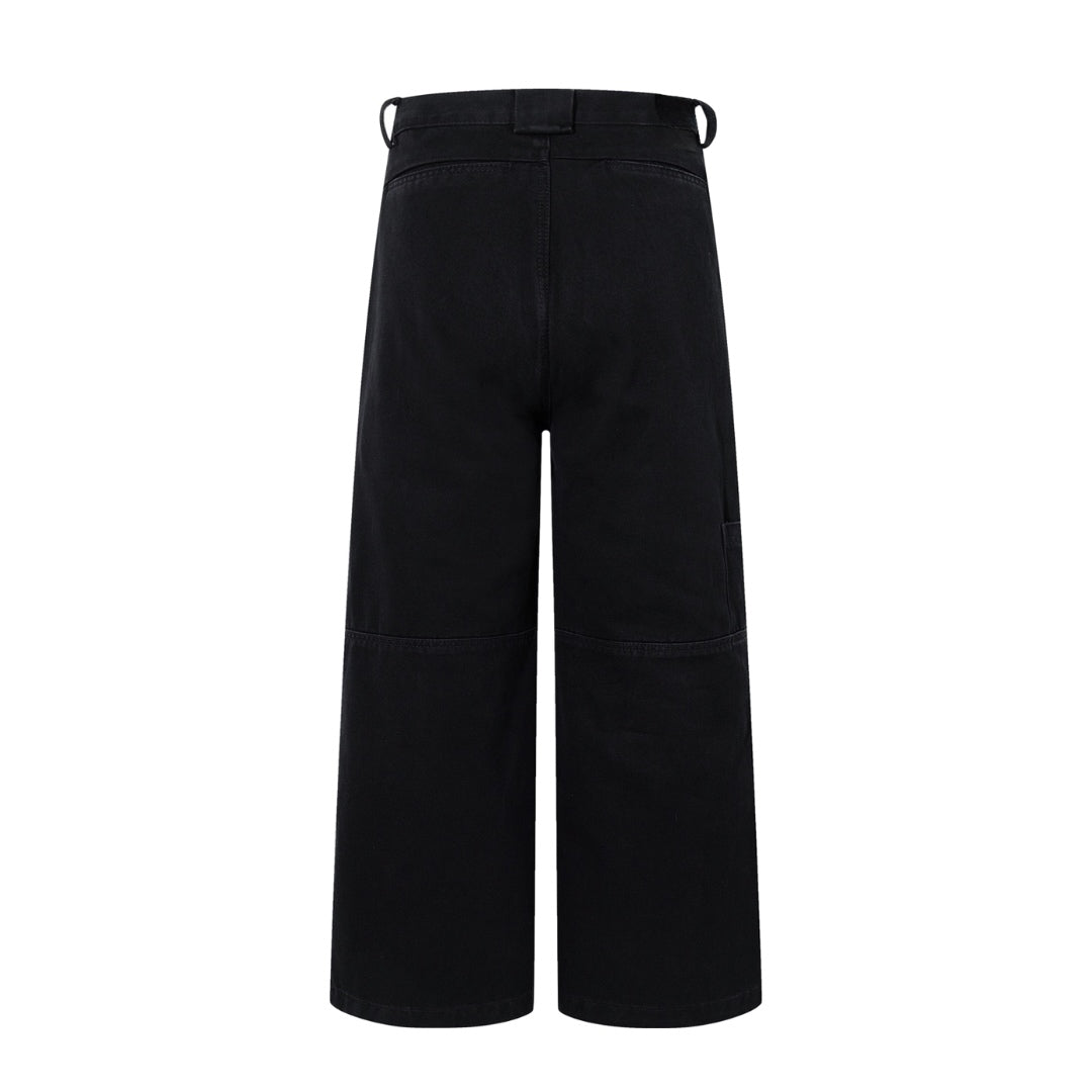 Black Rivet Baggy Jeans