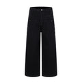 Black Rivet Baggy Jeans