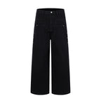 Black Rivet Baggy Jeans