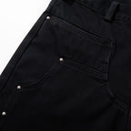 Black Rivet Baggy Jeans
