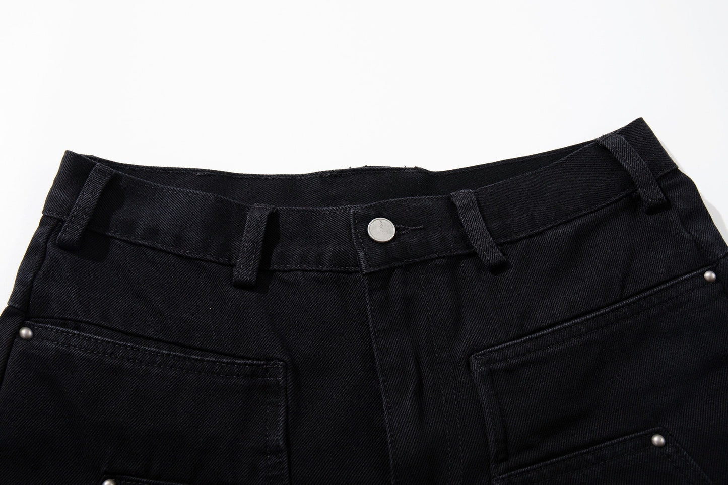 Black Rivet Baggy Jeans