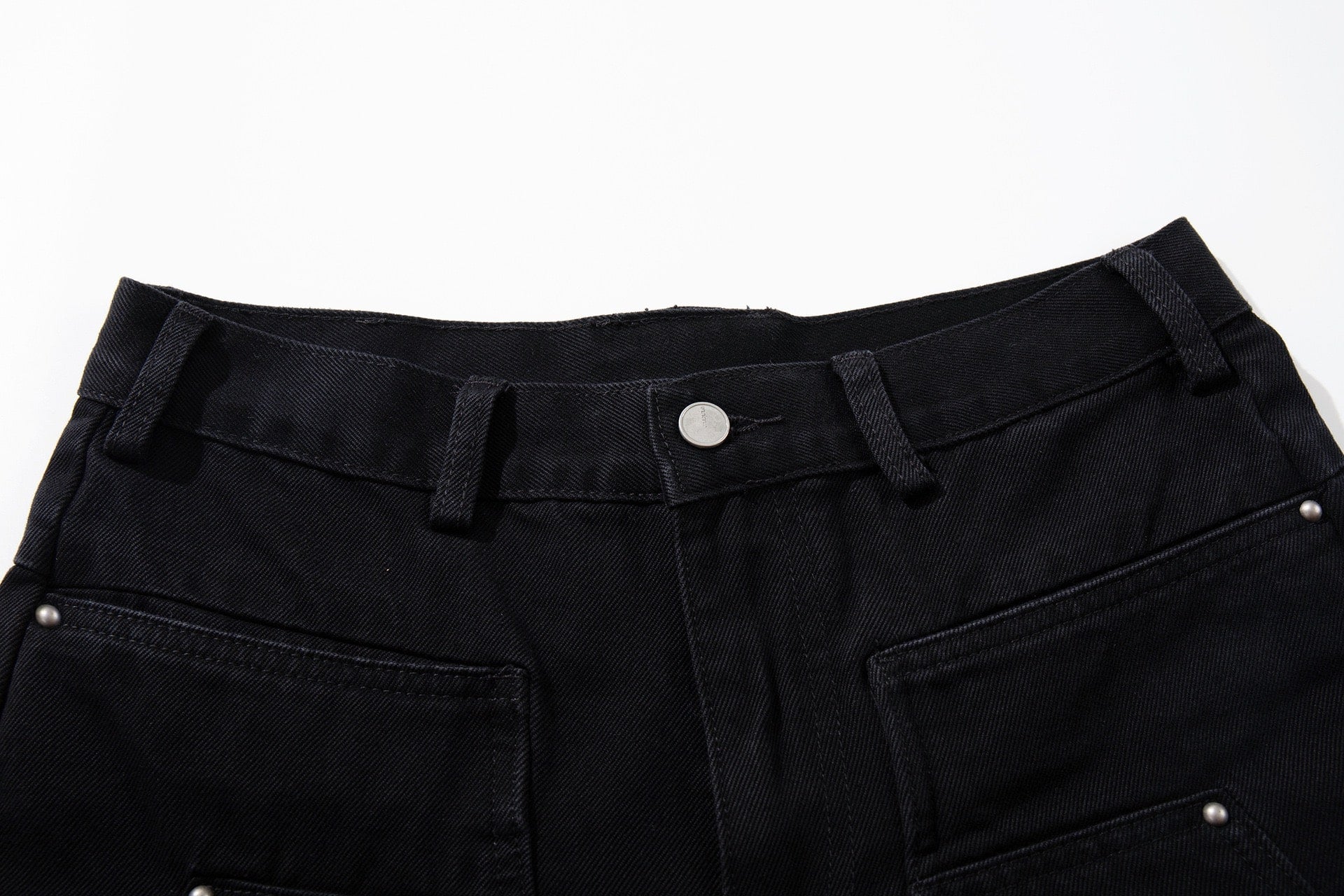 Black Rivet Baggy Jeans
