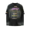 Black Racing Long Sleeve Tee