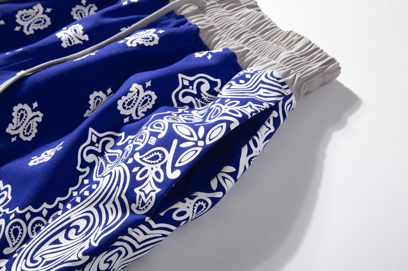 Blue Bandana Shorts