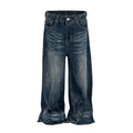 Blue Navy Baggy Jeans