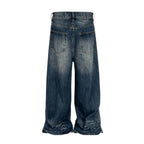 Blue Navy Baggy Jeans