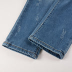 Blaue Haifisch-Jeans