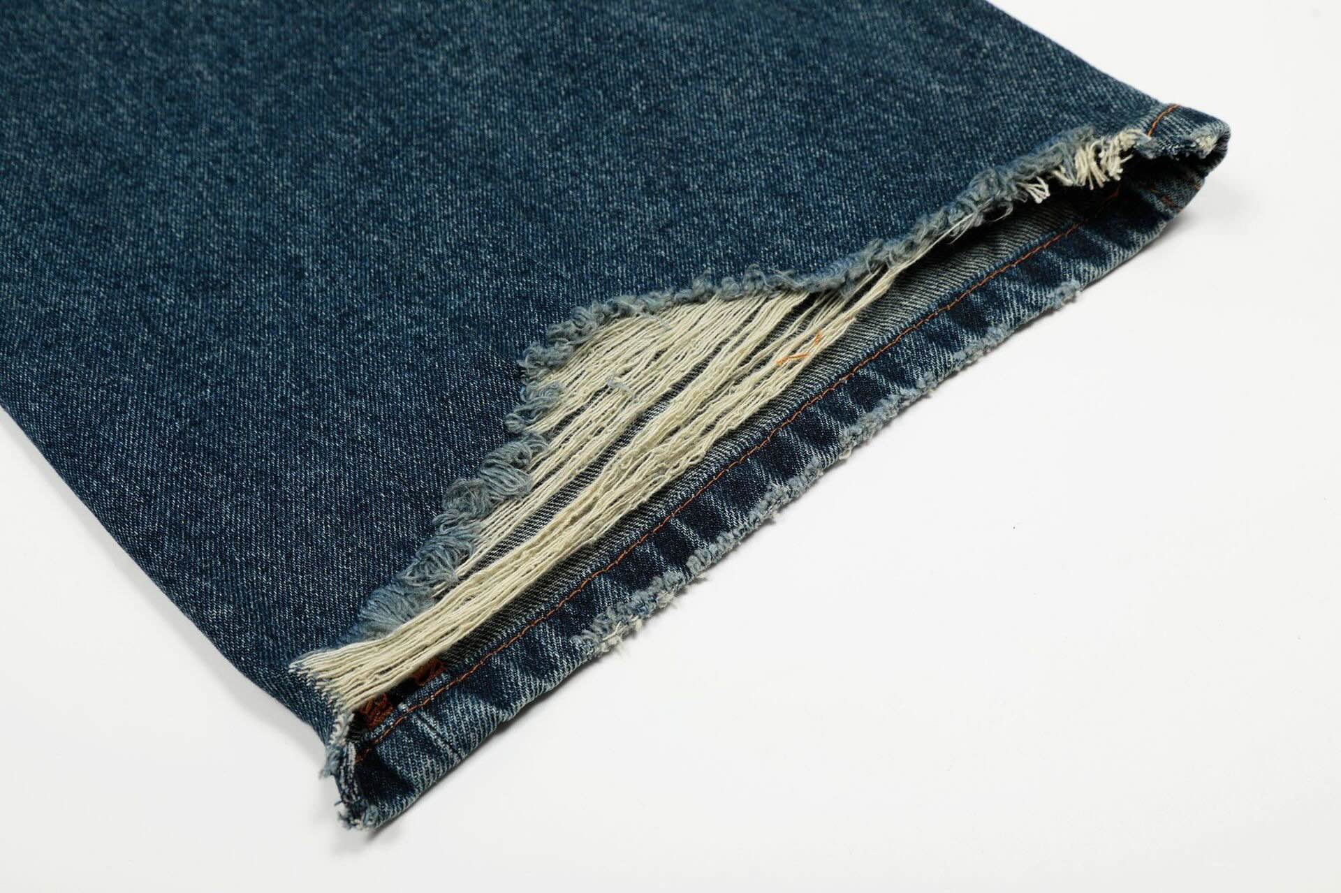 Blue Shot Baggy Jeans