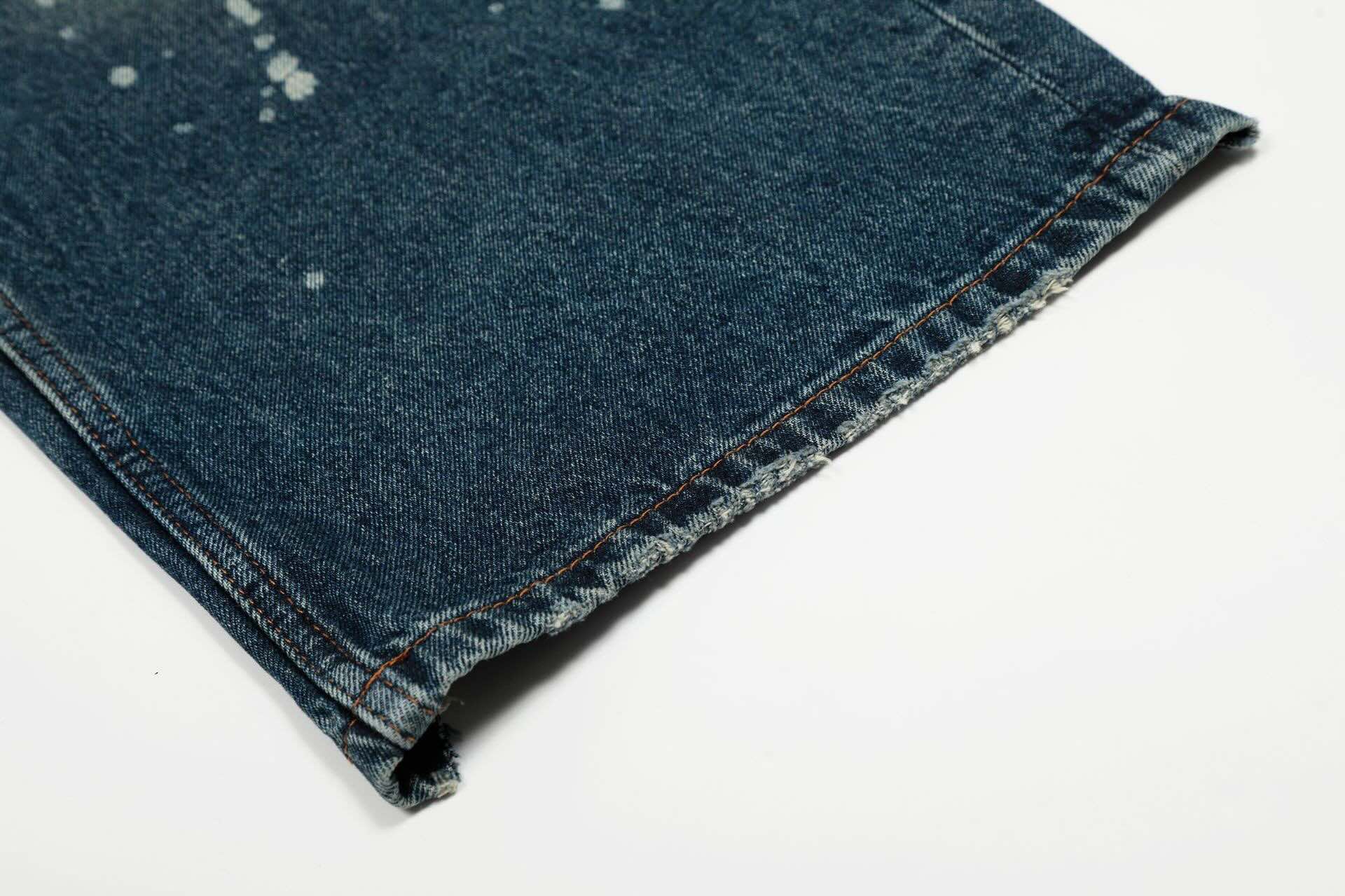 Blue Shot Baggy Jeans