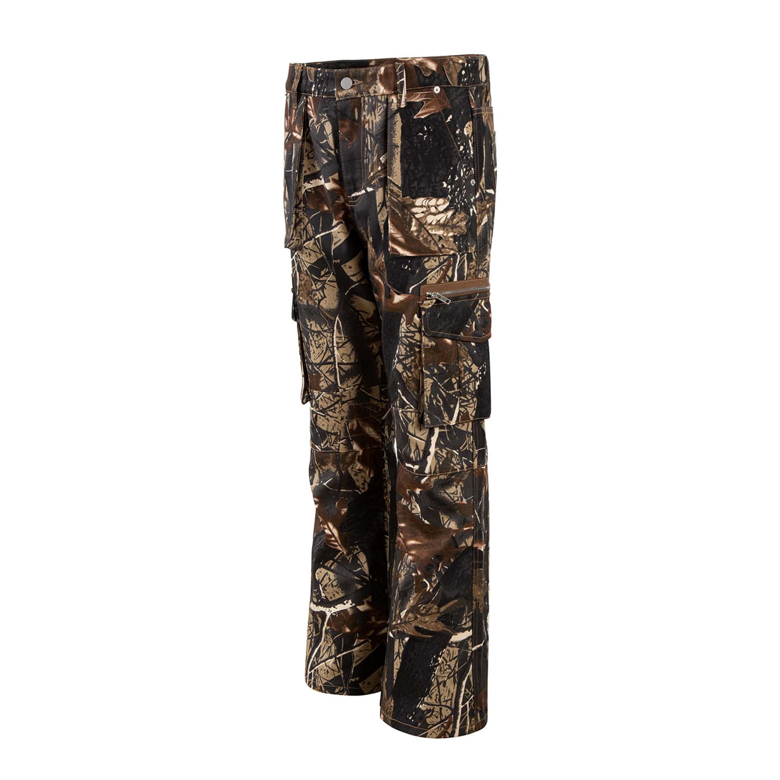 Brown Forest Flare Jeans