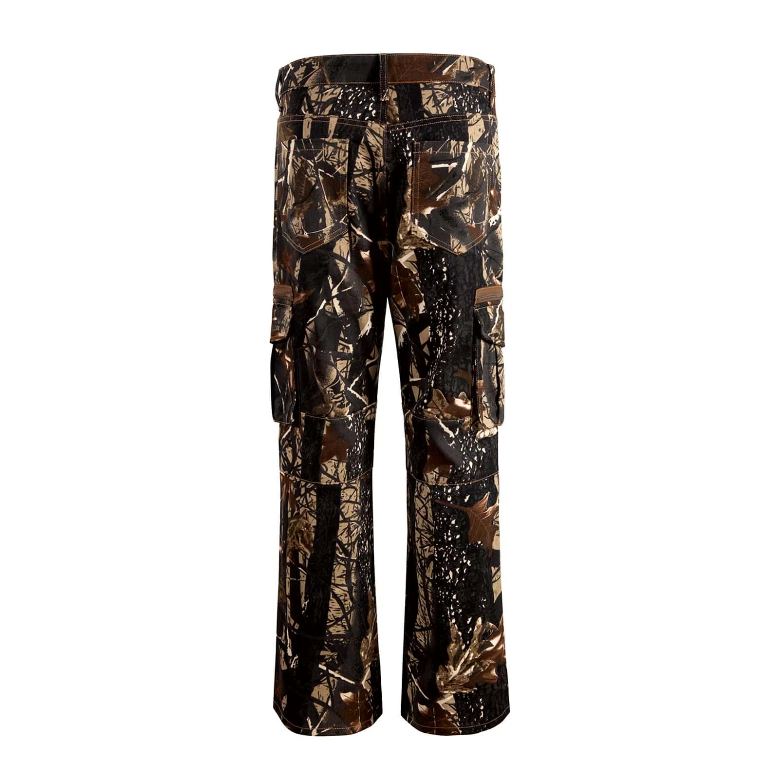 Brown Forest Flare Jeans