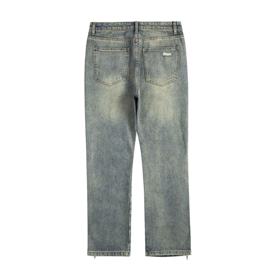 Button Flare Jeans