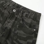 Dark Camo Shorts Jeans