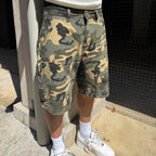 Camo Pearl Shorts Jeans