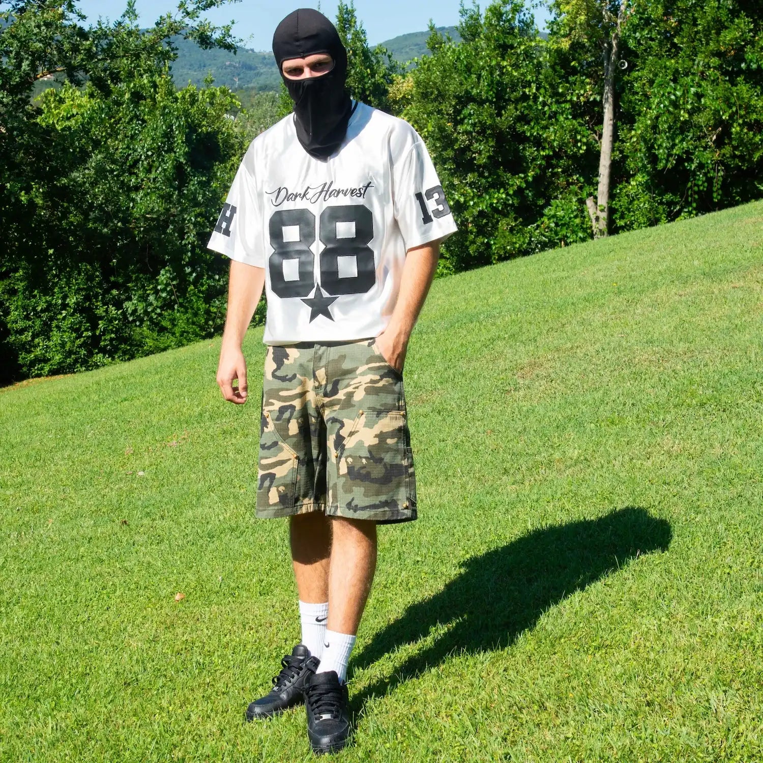 Camo Pearl Shorts Jeans