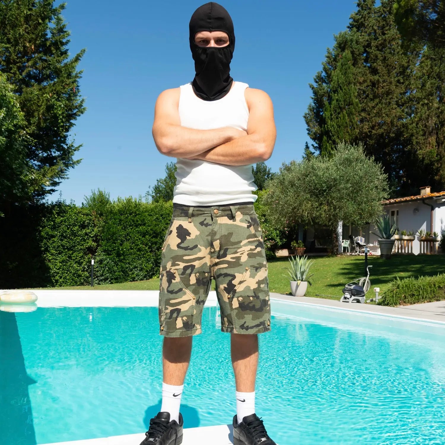 Camo Pearl Shorts Jeans