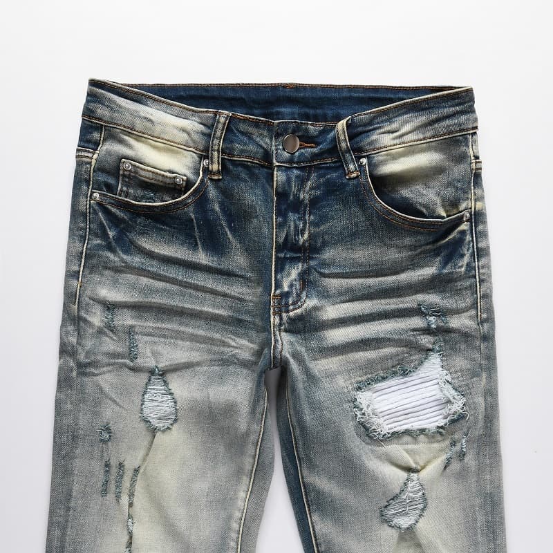 Clear Patch Jeans