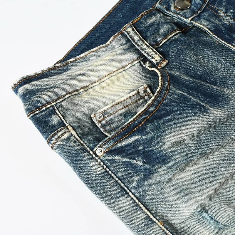 Clear Patch Jeans
