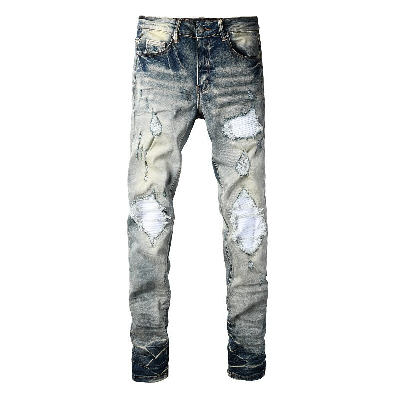 Clear Patch Jeans