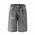 Black Crystal Shorts Jeans