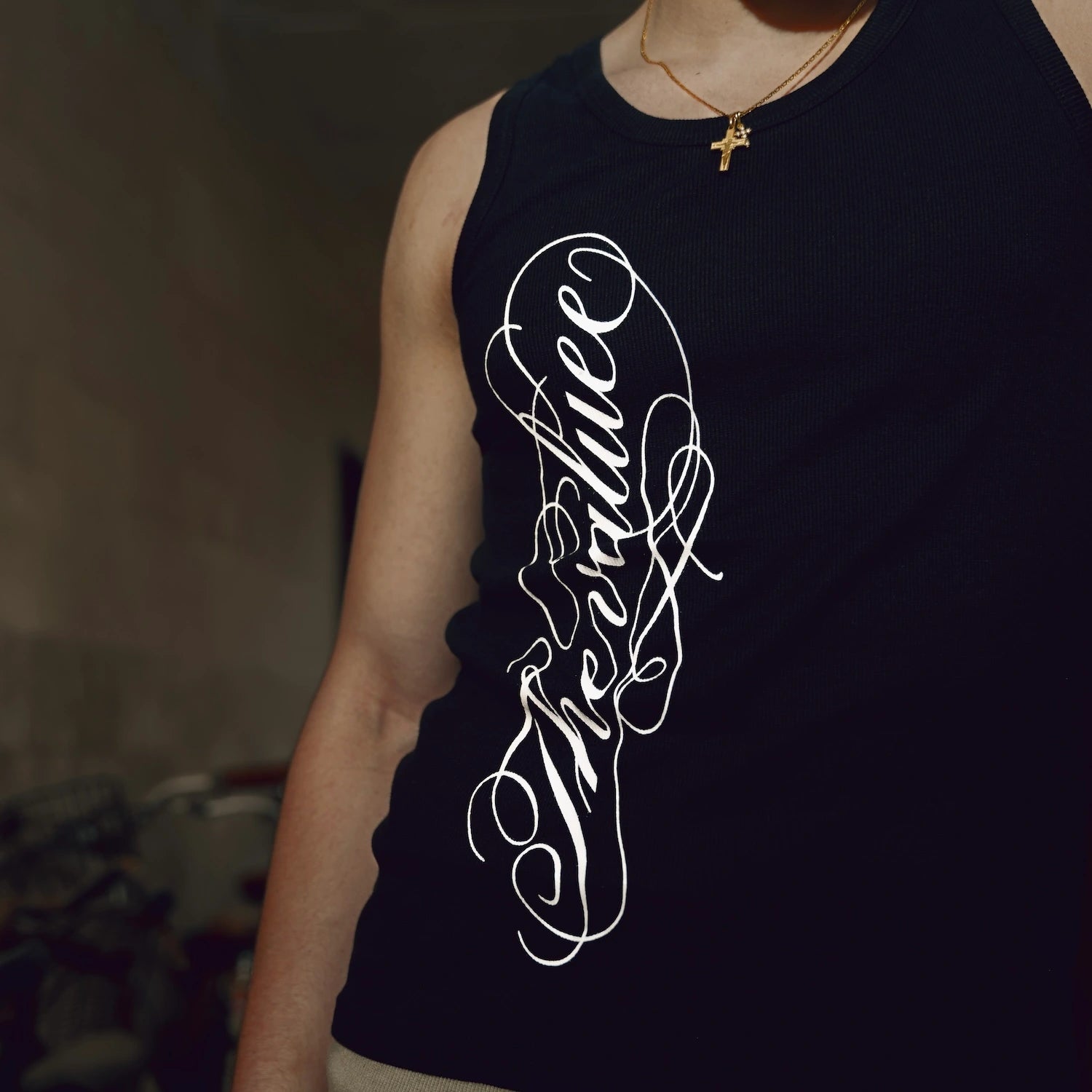 Dark Block Tank Top