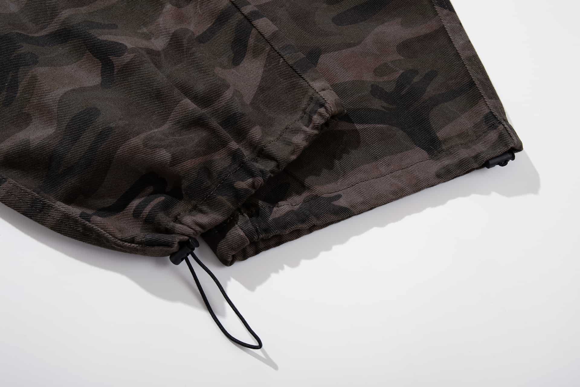 Dark Camo Baggy Jeans