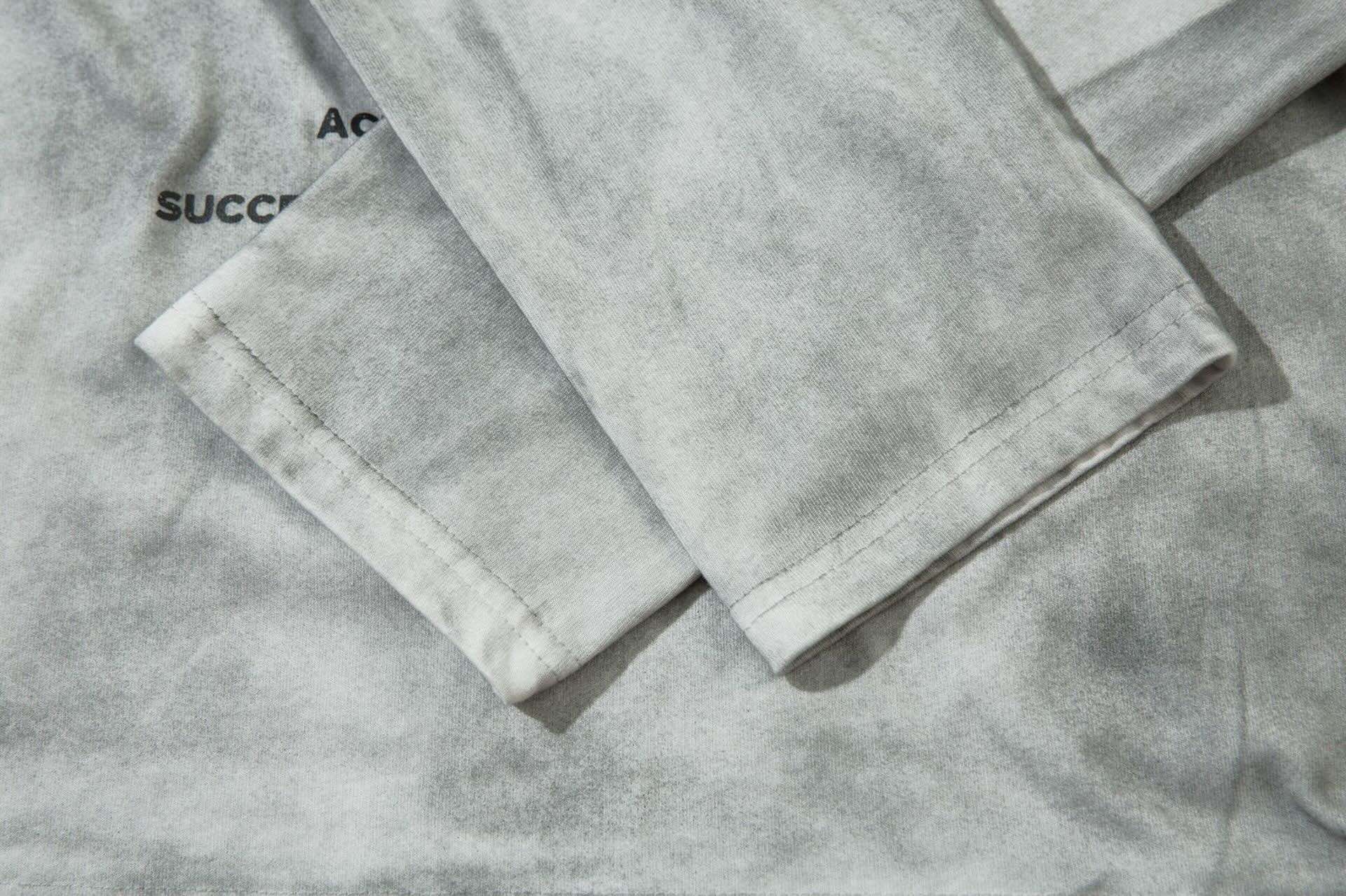 White Dirty Long Sleeve Tee