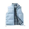 Blue Double Face Gilet