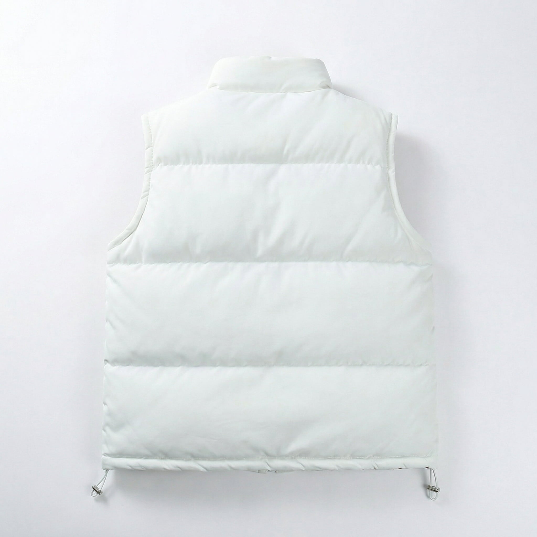 White Double Face Gilet