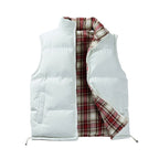 White Double Face Gilet