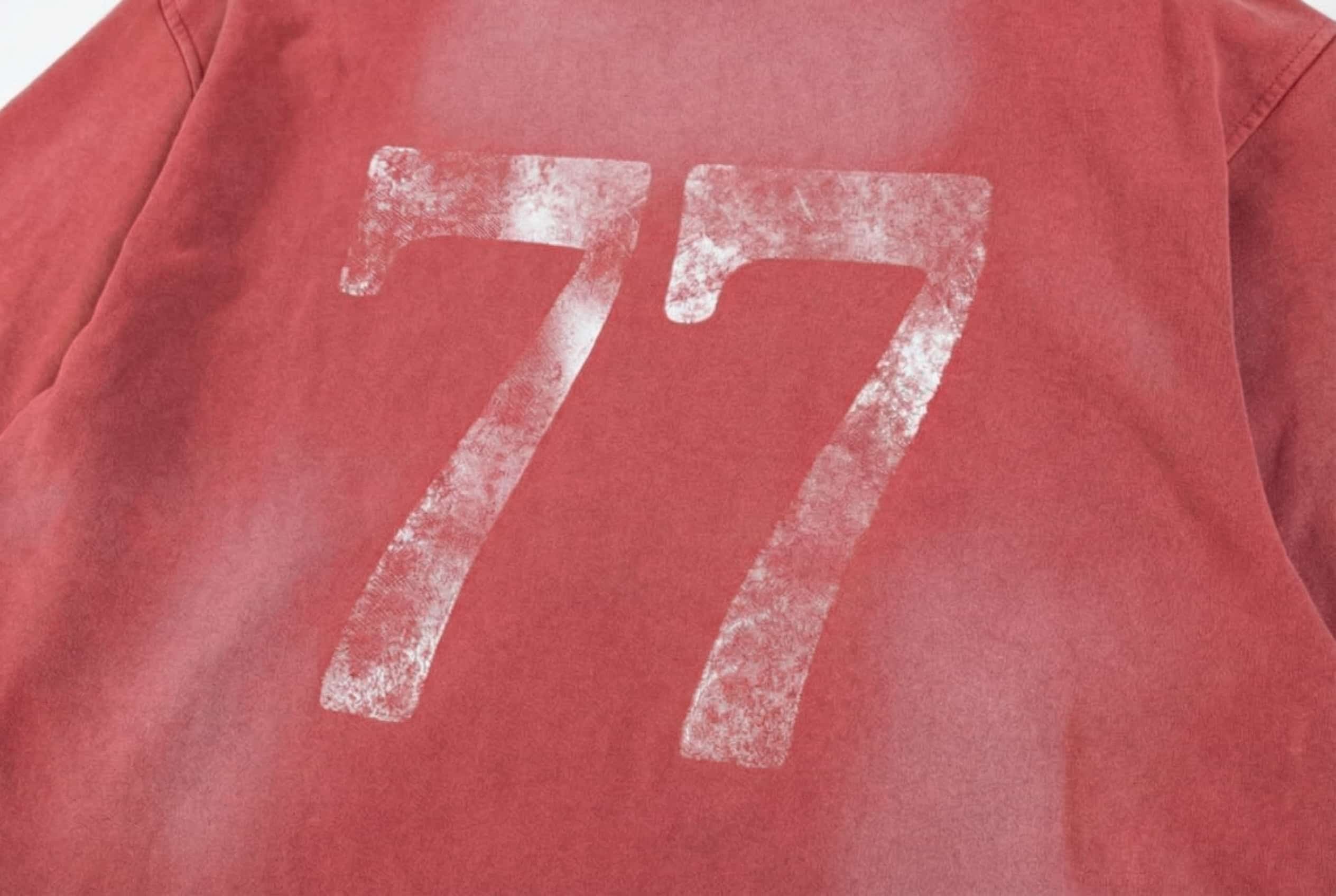 Double Seven Red Hoodie