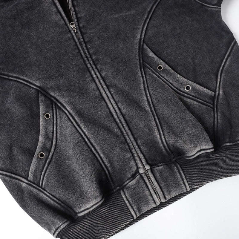 Faded black Hoodie