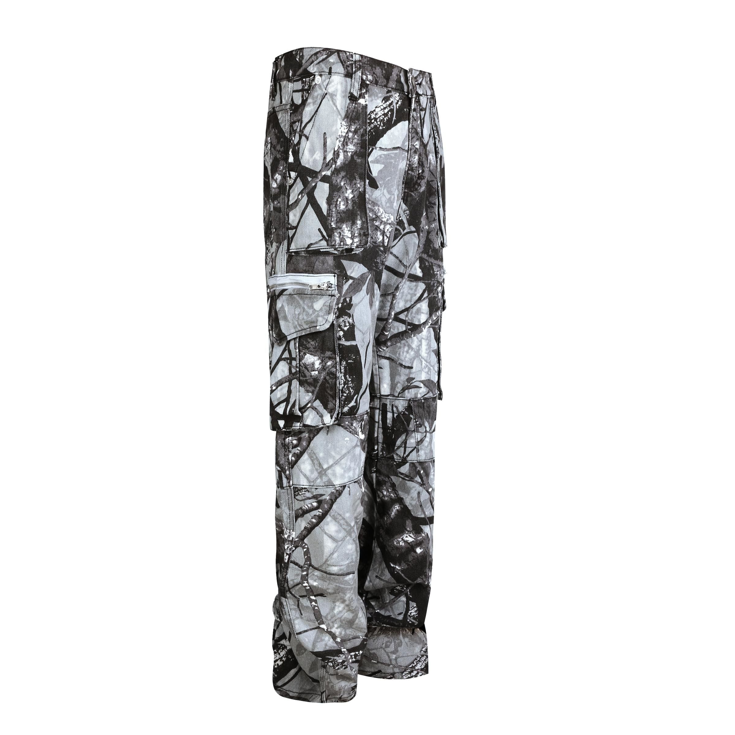 Grey Forest Flare Jeans