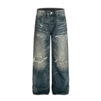 Fracture Baggy Jeans