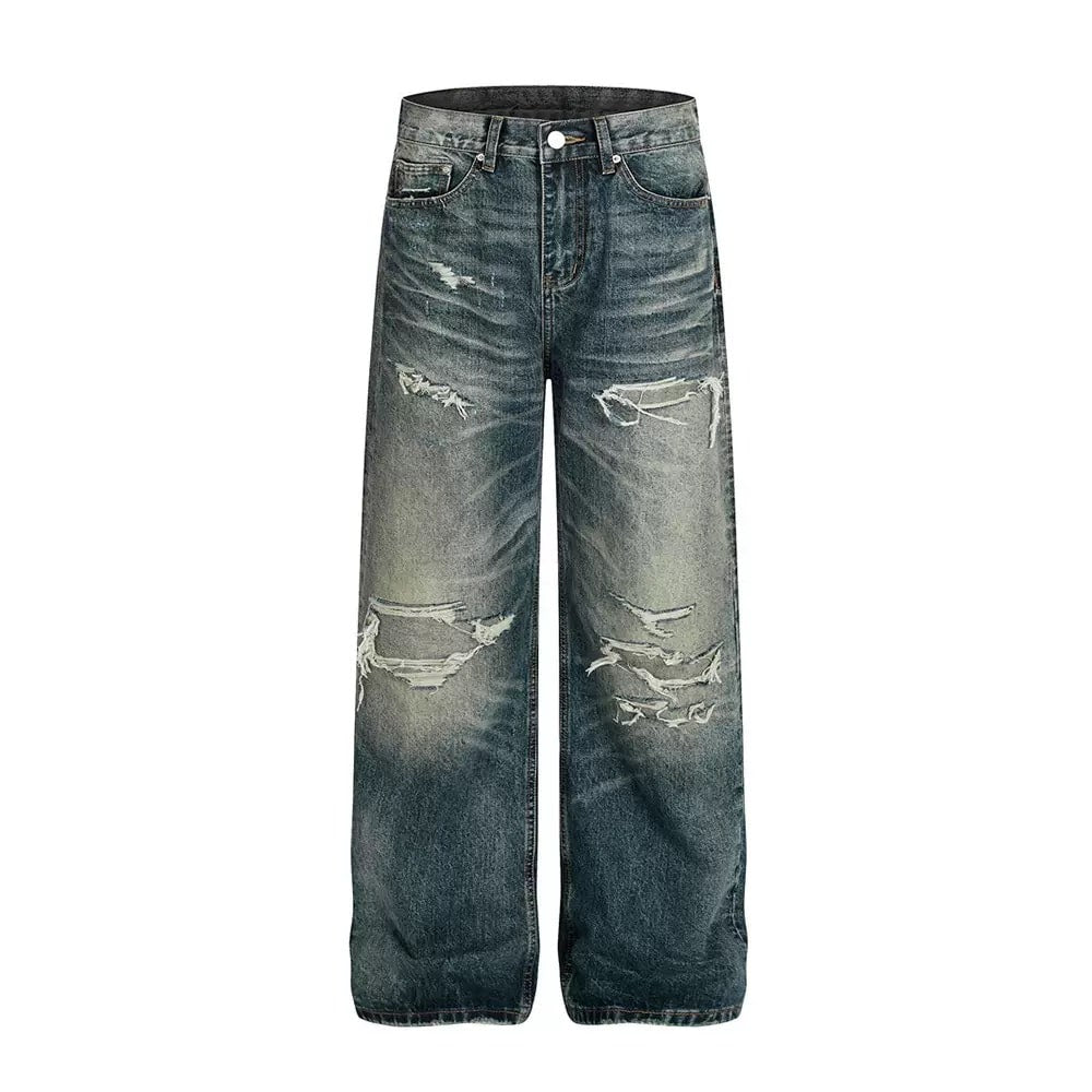 Fracture Baggy Jeans