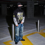 Fracture Baggy Jeans