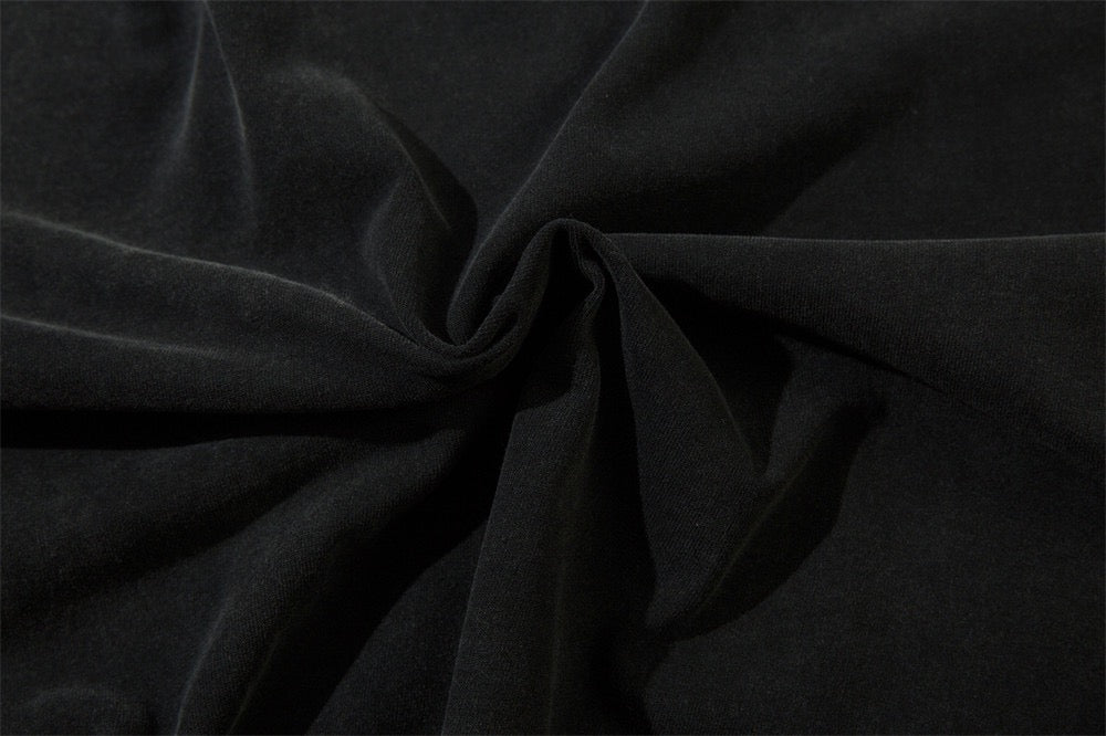 Grünes Flammen-Langarm-T-Shirt