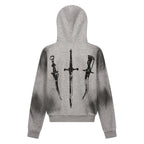 Grey Blades Hoodie