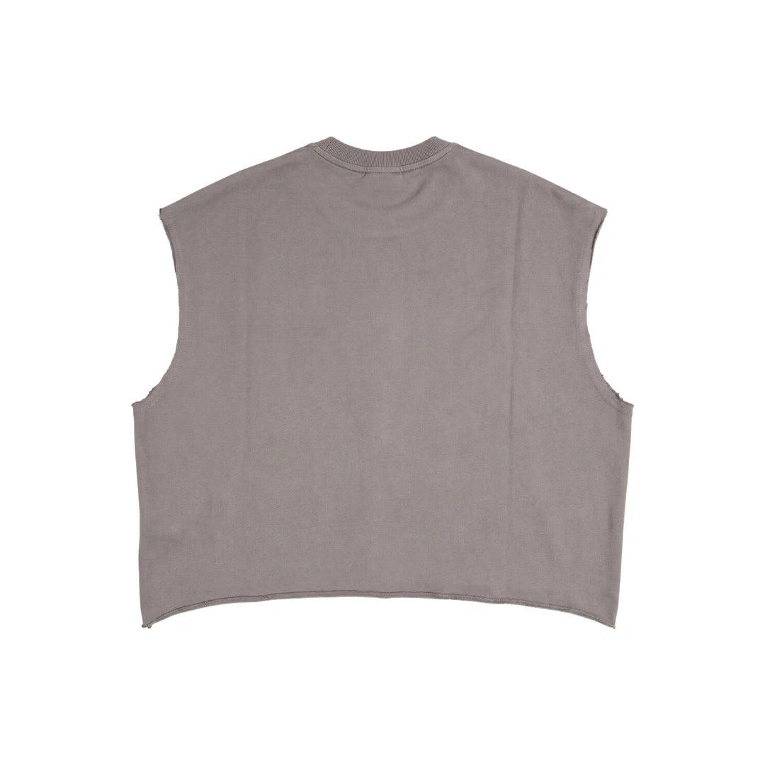 Grey Boxy Fit Tank Top