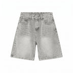 Grey Classic Shorts Jeans