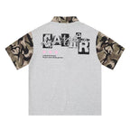 Grey Camo Polo